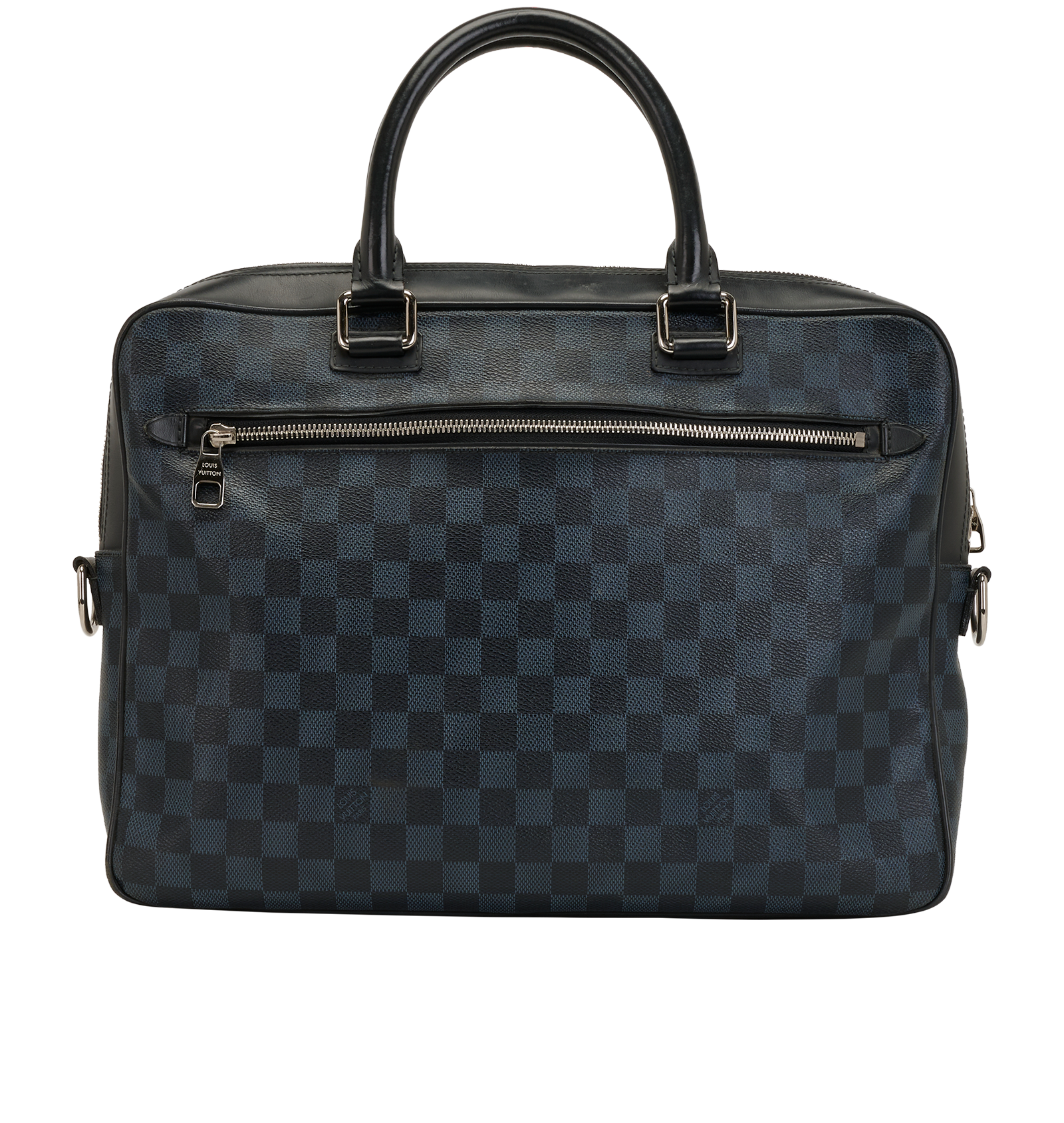 Porte-Documents Voyage NM Briefcase, &pound;550, Handbags, Navy, Canvas, Back view